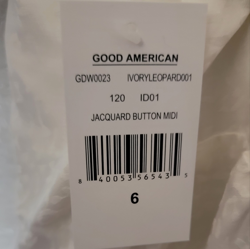 Good American Ivory Midi Dress - Picture 6 of 7